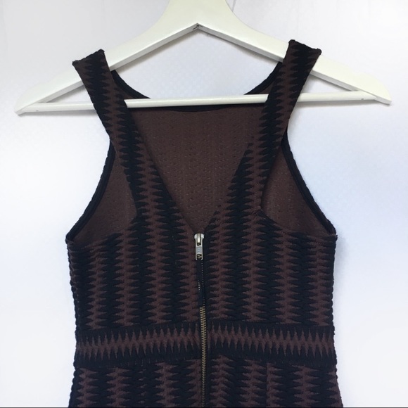 Anthropologie Maeve Brown Black Meridian Dress - Picture 3 of 4